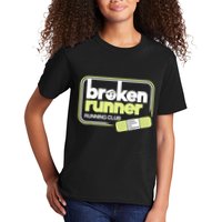 Broken Runner Running Club Turning Setbacks Into Comebacks Kids T-Shirt