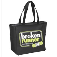 Broken Runner Running Club Turning Setbacks Into Comebacks Zip Tote Bag