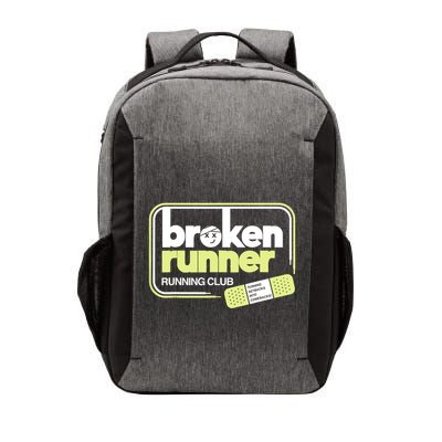 Broken Runner Running Club Turning Setbacks Into Comebacks Vector Backpack