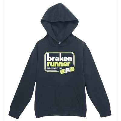 Broken Runner Running Club Turning Setbacks Into Comebacks Urban Pullover Hoodie