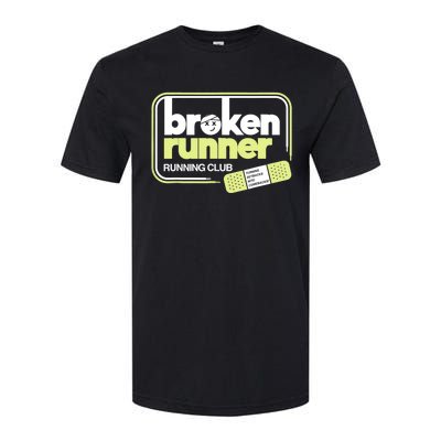 Broken Runner Running Club Turning Setbacks Into Comebacks Softstyle CVC T-Shirt