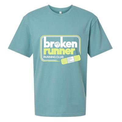 Broken Runner Running Club Turning Setbacks Into Comebacks Sueded Cloud Jersey T-Shirt