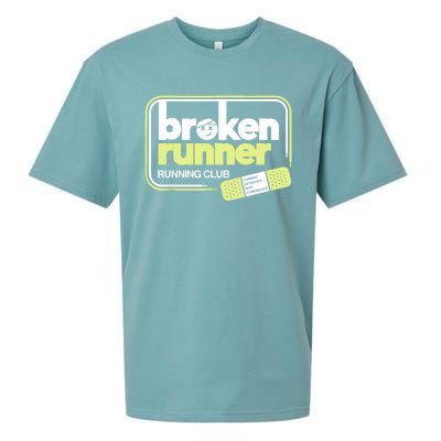 Broken Runner Running Club Turning Setbacks Into Comebacks Sueded Cloud Jersey T-Shirt