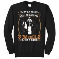 Barrel Racing Rodeo Cow Quote for a Barrel Racer Sweatshirt