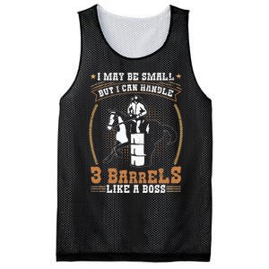 Barrel Racing Rodeo Cow Quote for a Barrel Racer Mesh Reversible Basketball Jersey Tank