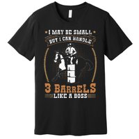 Barrel Racing Rodeo Cow Quote for a Barrel Racer Premium T-Shirt