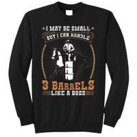 Barrel Racing Rodeo Cow Quote for a Barrel Racer Tall Sweatshirt