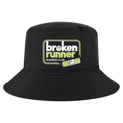 Broken Runner Running Club Turning Setbacks Into Comebacks Cool Comfort Performance Bucket Hat