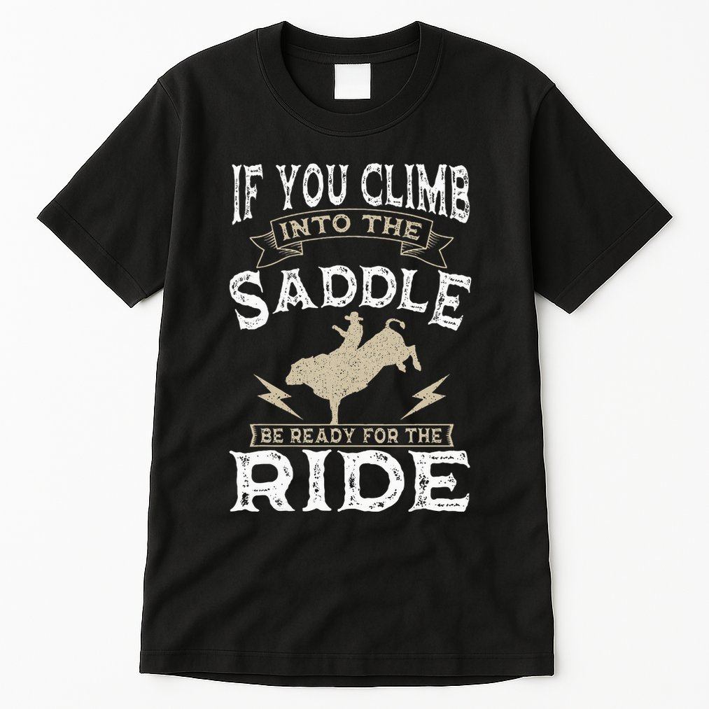 Bull Riding Rodeo Sport Cowboy Bull Rider Tall T-Shirt