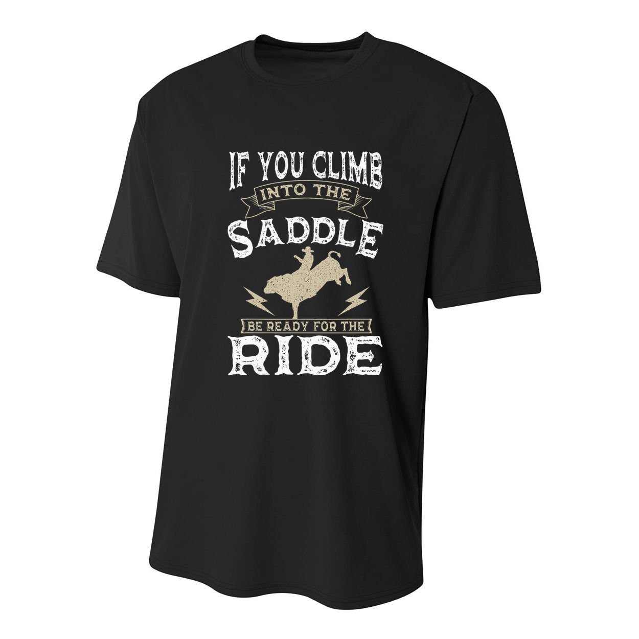 Bull Riding Rodeo Sport Cowboy Bull Rider Youth Performance Sprint T-Shirt