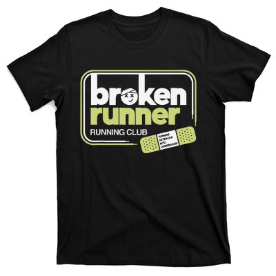 Broken Runner Running Club Turning Setbacks Into Comebacks Gift T-Shirt