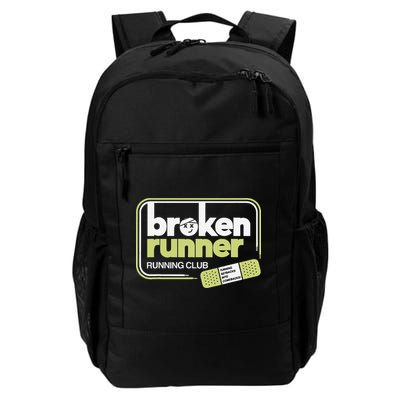 Broken Runner Running Club Turning Setbacks Into Comebacks Gift Daily Commute Backpack