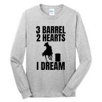 Barrel Racing Rodeo Cowgirl Vintage Tall Long Sleeve T-Shirt