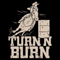 Barrel Racing Racer Rodeo Turn N Burn 16 in Basic Backpack