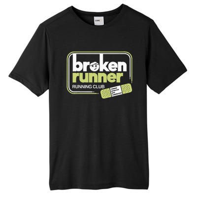 Broken Runner Running Club Turning Setbacks Into Comebacks Tall Fusion ChromaSoft Performance T-Shirt