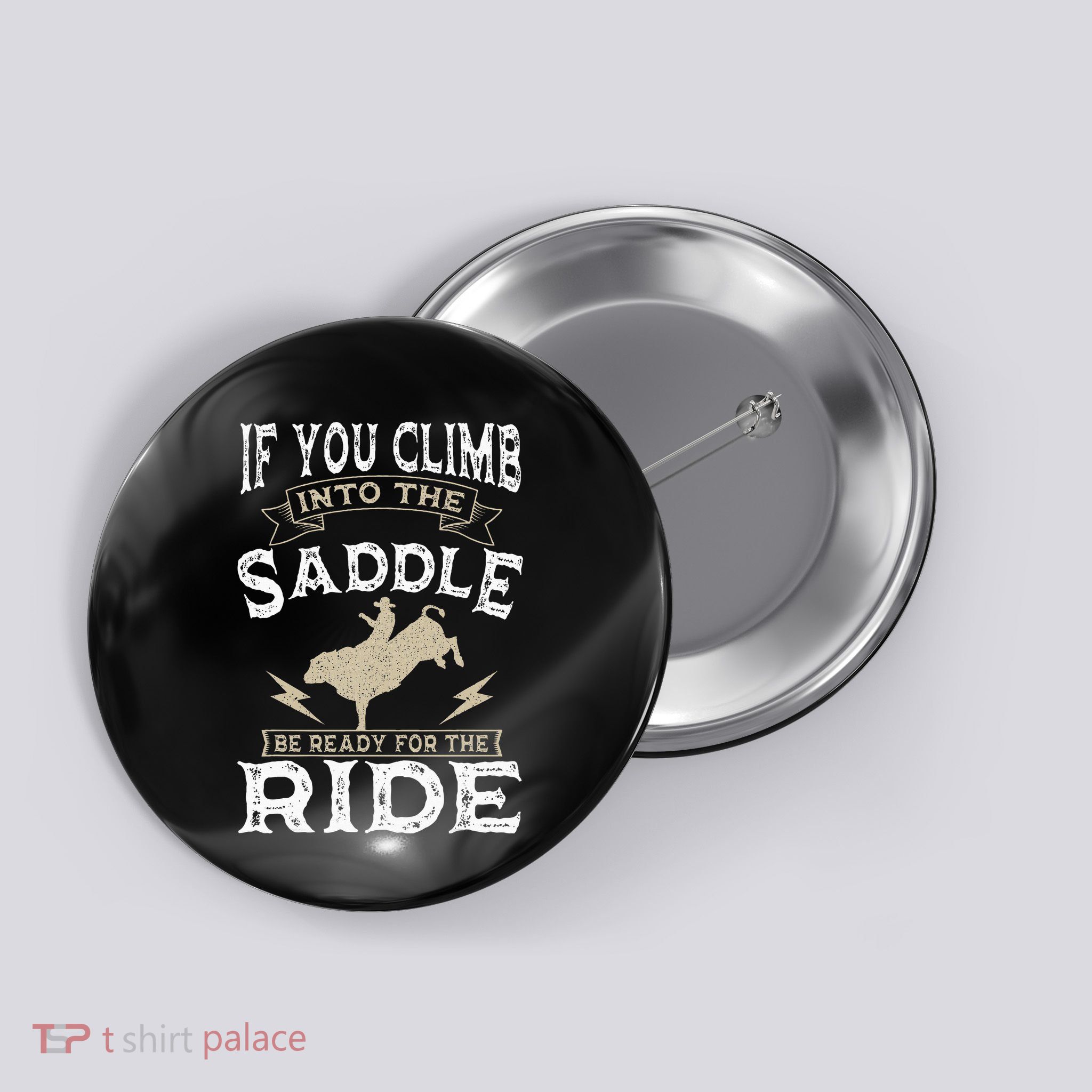 Bull Riding Rodeo Sport Cowboy Bull Rider Button