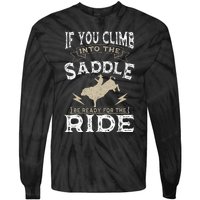 Bull Riding Rodeo Sport Cowboy Bull Rider Tie-Dye Long Sleeve Shirt