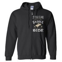 Bull Riding Rodeo Sport Cowboy Bull Rider Full Zip Hoodie