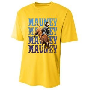 Bull Riders Rodeo Cowboy And Bull Riders Performance Sprint T-Shirt