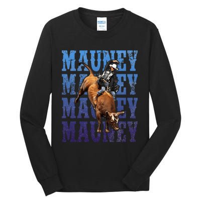 Bull Riders Rodeo Cowboy And Bull Riders Tall Long Sleeve T-Shirt