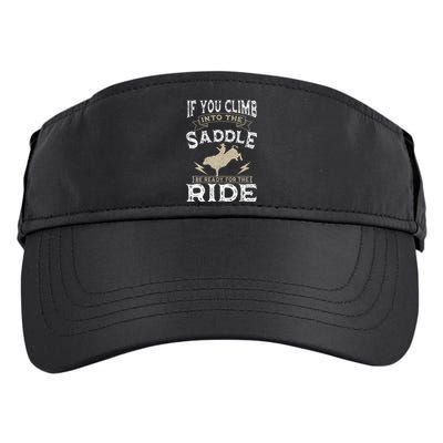 Bull Riding Rodeo Sport Cowboy Bull Rider Adult Drive Performance Visor