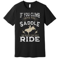 Bull Riding Rodeo Sport Cowboy Bull Rider Premium T-Shirt