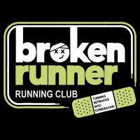Broken Runner Running Club Turning Setbacks Meme Flat Bill Trucker Hat