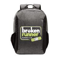 Broken Runner Running Club Turning Setbacks Meme Vector Backpack