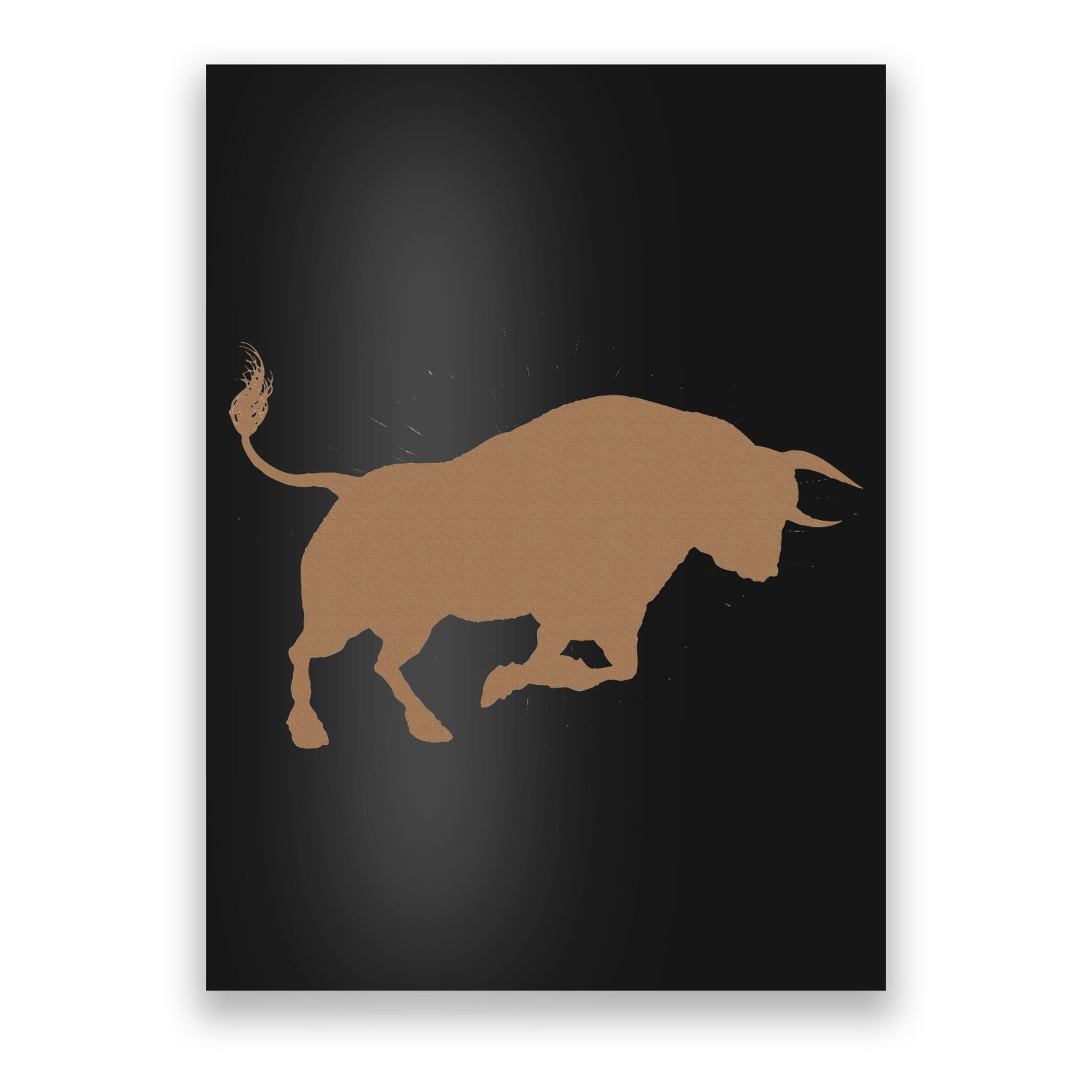 Bull Riding Rodeo Cool Cowboy Rider Birthday Gift Poster