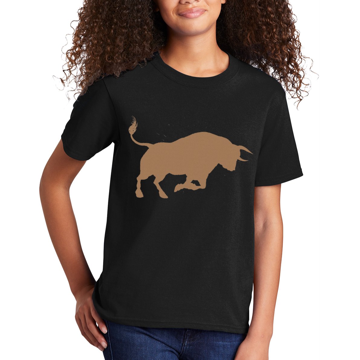 Bull Riding Rodeo Cool Cowboy Rider Birthday Gift Kids T-Shirt