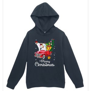 Borzoi Ride Red Truck Christmas Pajama Funny Xmas Dog Cute Gift Urban Pullover Hoodie