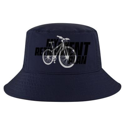 Bike Retirement Retired Cyclist My Retirement Plan Bicycle Cool Comfort Performance Bucket Hat