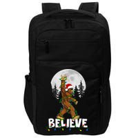 Bigfoot Rock Roll Sasquatch Christmas Believe Gifts  Impact Tech Backpack