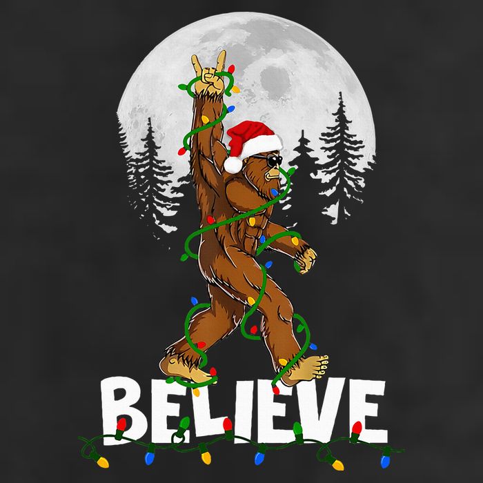 Bigfoot Rock Roll Sasquatch Christmas Believe Gifts  11oz C Handle Ceramic Mug