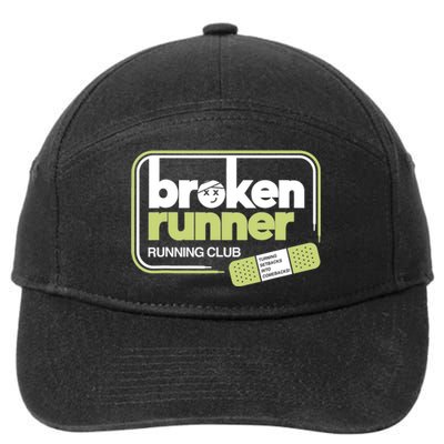 Broken Runner Running Club Turning Setbacks Into Comebacks 7-Panel Snapback Hat