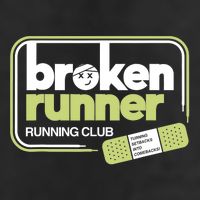 Broken Runner Running Club Turning Setbacks Into Comebacks Knit Cap Winter Beanie