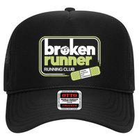 Broken Runner Running Club Turning Setbacks Into Comebacks Trucker Hat