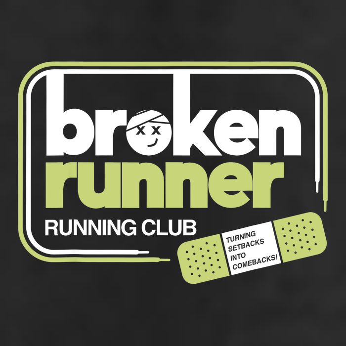 Broken Runner Running Club Turning Setbacks Into Comebacks Trucker Hat