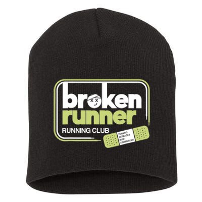 Broken Runner Running Club Turning Setbacks Into Comebacks Short Acrylic Beanie