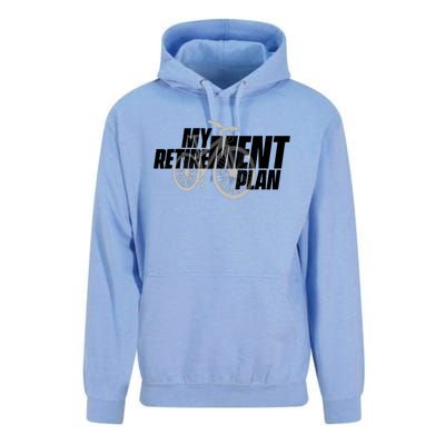 Bike Retirement Retired Cyclist My Retirement Plan Bicycle Unisex Surf Hoodie