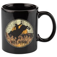 Bull Riding Rodeo Western Country 11oz C Handle Ceramic Mug