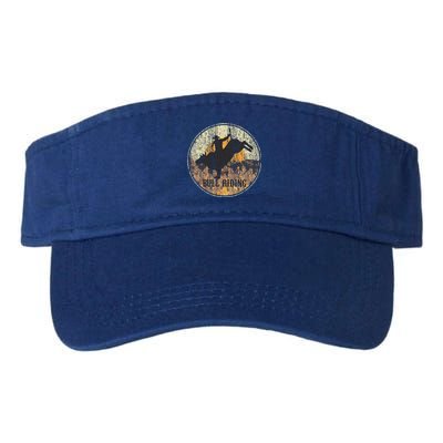 Bull Riding Rodeo Western Country Valucap Bio-Washed Visor