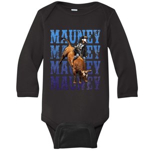 Bull Riders Rodeo Cowboy And Bull Riders Baby Long Sleeve Bodysuit