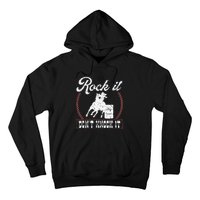 Barrel Racing Rock It Funny Cowgirl Rodeo Horse Barrel Racer Hoodie