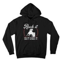 Barrel Racing Rock It Funny Cowgirl Rodeo Horse Barrel Racer Tall Hoodie