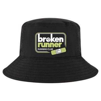Broken Runner Running Club Turning Setbacks Into Comebacks Cool Comfort Performance Bucket Hat