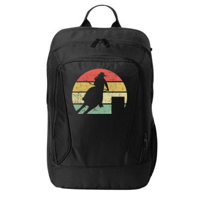 Barrel Racing Rodeo Retro Vintage Gift City Backpack