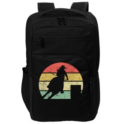 Barrel Racing Rodeo Retro Vintage Gift Impact Tech Backpack