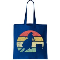 Barrel Racing Rodeo Retro Vintage Gift Tote Bag