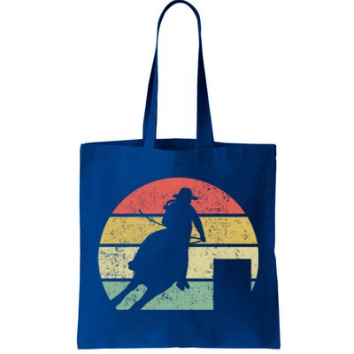 Barrel Racing Rodeo Retro Vintage Gift Tote Bag